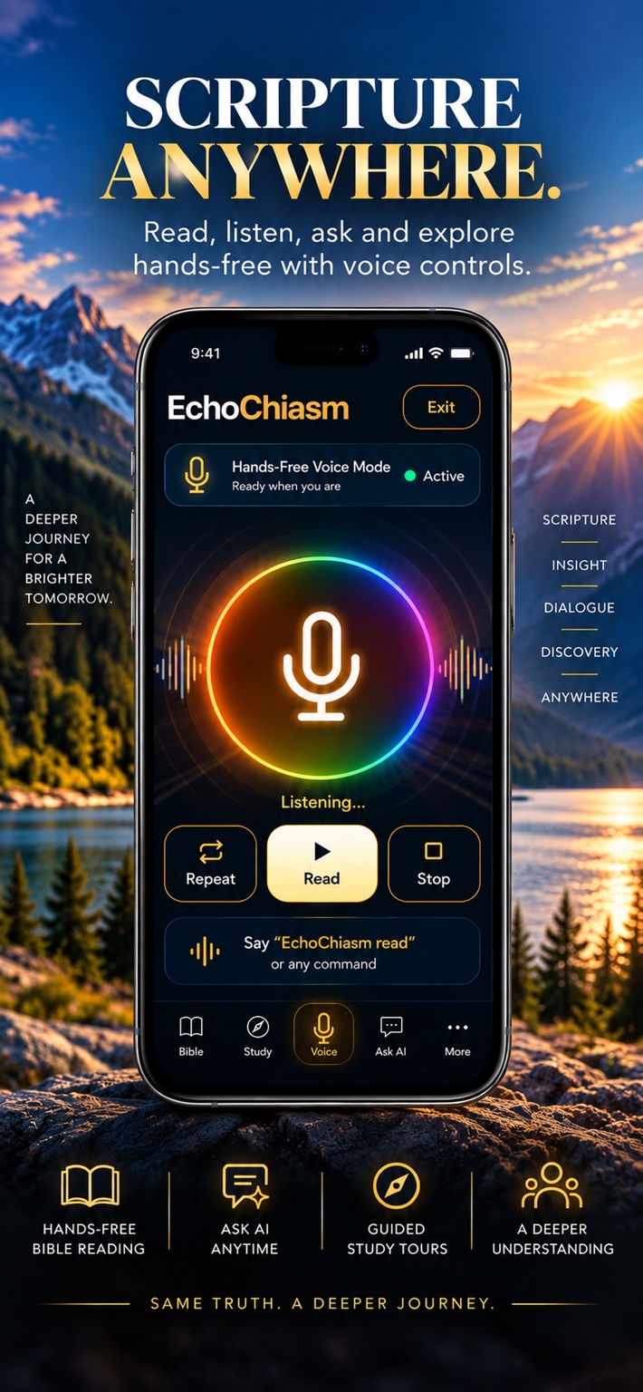 EchoChiasm hands-free voice controls